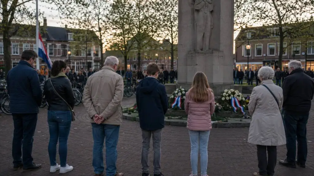 Dodenherdenking en Bevrijdingsdag beginnen met stilstaan bij oorlogsslachtoffers tijdens de twee minuten stilte