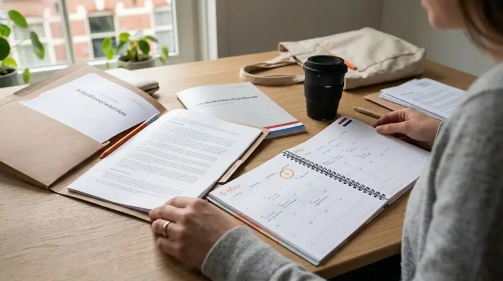 Bevrijdingsdag controleren in de werkplanning om te zien of 5 mei een vrije dag is