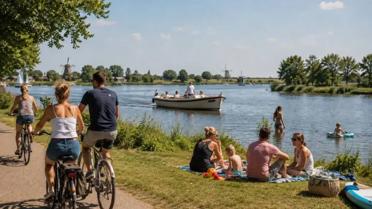 Zomeractiviteiten in Nederland met fietsen, varen en ontspannen aan het water